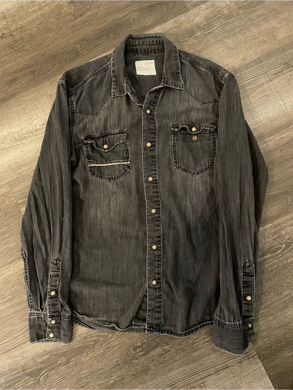 Colin’s Jeans Original Denim Collection Dark Denim Shirt Size S